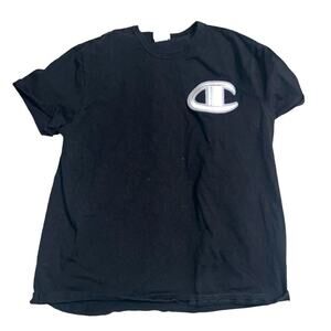 Champion Black Short Sleeve Crew Neck Tee - Extra Large